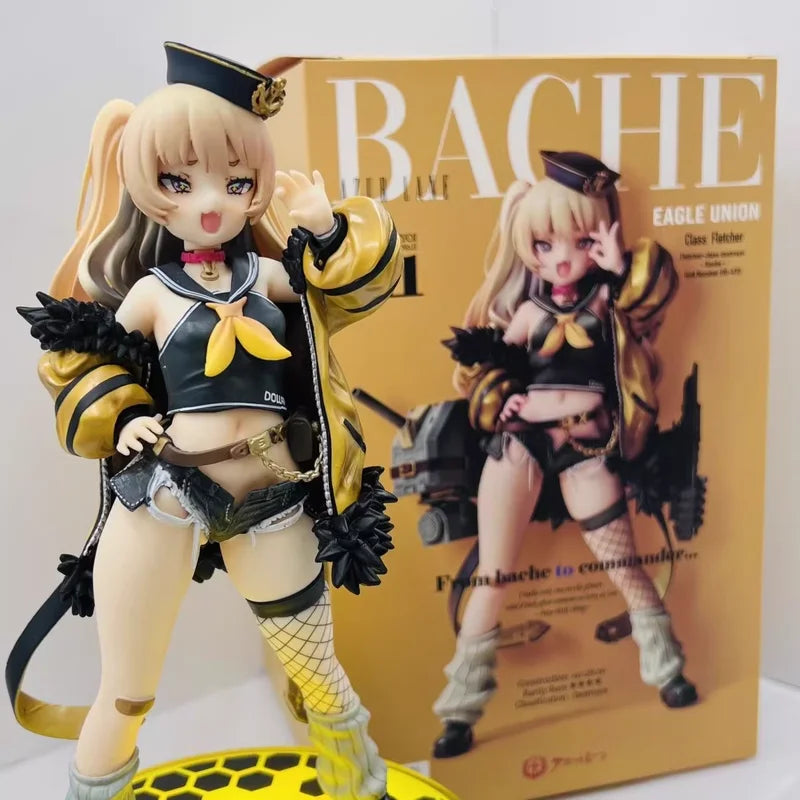 Mimeyoi Azur Lane Bache Anime Figure Replaceable Face Eagle Union Collectible Figurine 1/7 Scale Display Decor For Anime Fans
