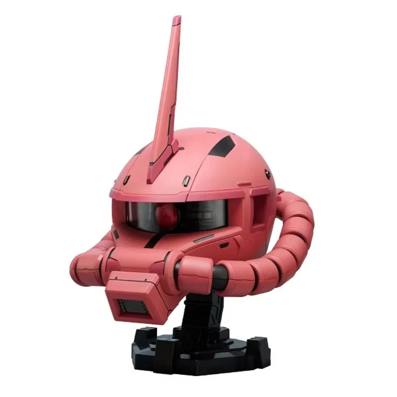 Official Bandai Namco BN HEAD Collection Char's Zaku Head Sculpture Gundam Series Mecha Anime Model Collectible Figure Statue