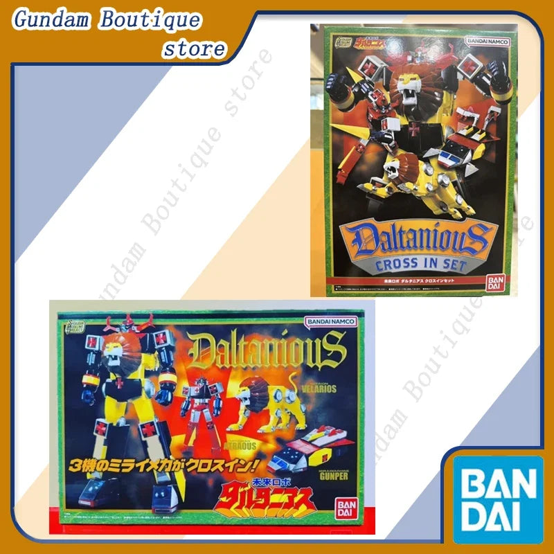 Bandai Genuine SMP SHOKUGAN Future Robot Daltamous CROSS IN SET Anime Action Figure Collectible Assembly Model Toy Gift Children