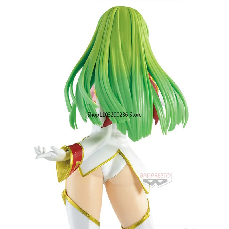 Bandai Original EXQ Code Geass Lelouch of The Rebellion Lelouch Lamperouge C.C.battle Dress Action Figure Desktop Ornaments