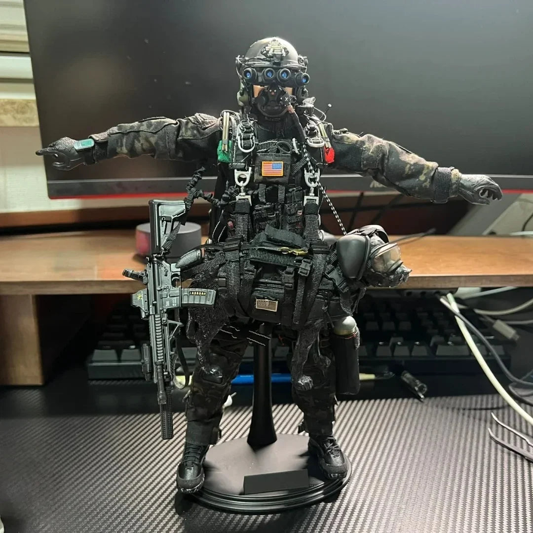 M013 Mini Times Toys 1/6 Soldier SEAL Team Navy Special Forces With Dog 12'' Action Figure Model Toy In Stock
