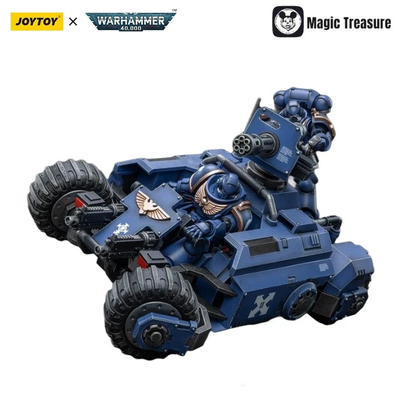 【In Stock】JOYTOY Warhammer 40K Ultramarines Primaris Invader All-Terrain Vehicle (ATV) Movable Model Toy 1/18 Action Figures