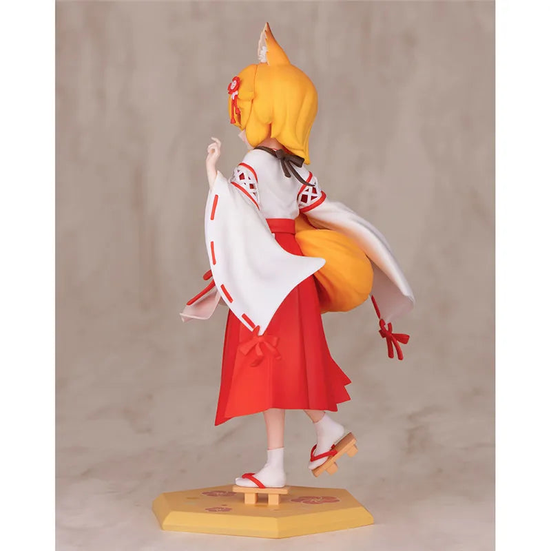 Original spot Fairy Fox Anime Figure 19.5Cm Pvc Anime The Helpful Fox Senko-San Serie Collection Figural Periphery Toy Figurine