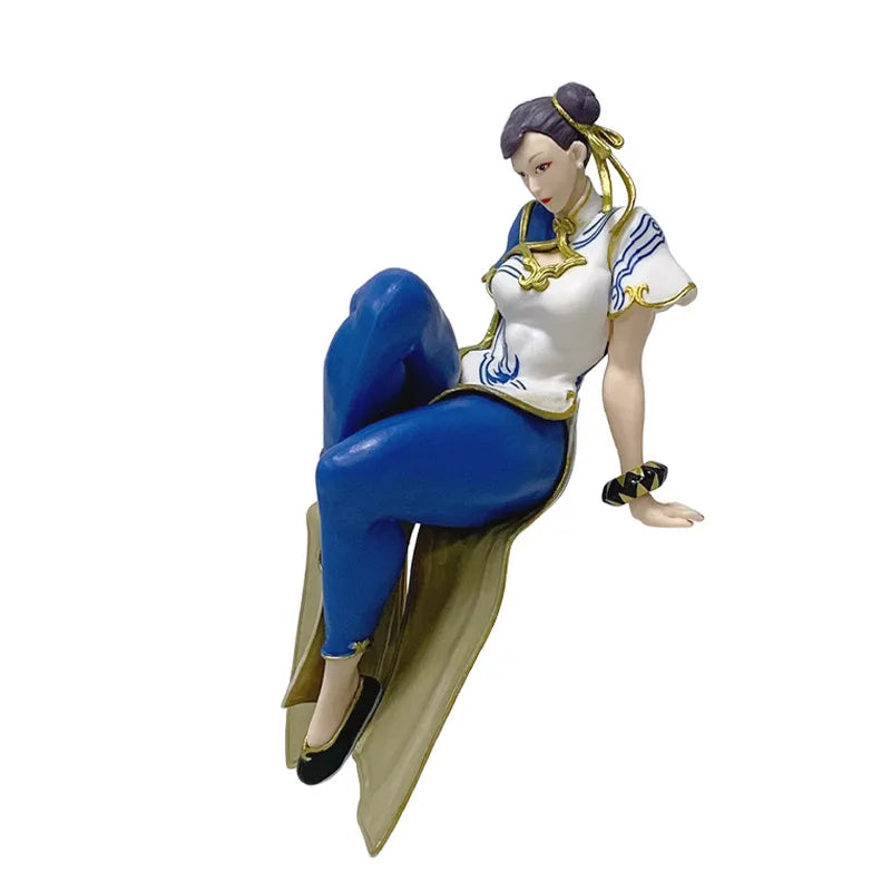 14cm Street Fighter 6 Anime Game Figure Chun-Li Action Figure Noodle Stopper Figurine Decorations PVC Collection Model Toys Gift