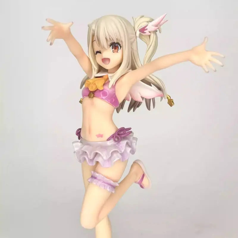In-Stock 20CM Replica Fate/Kaleid Liner Prisma Illya Miyu Edelfelt Swimsuit Collection Figurine Toy Cute Desktop Decoration Gift