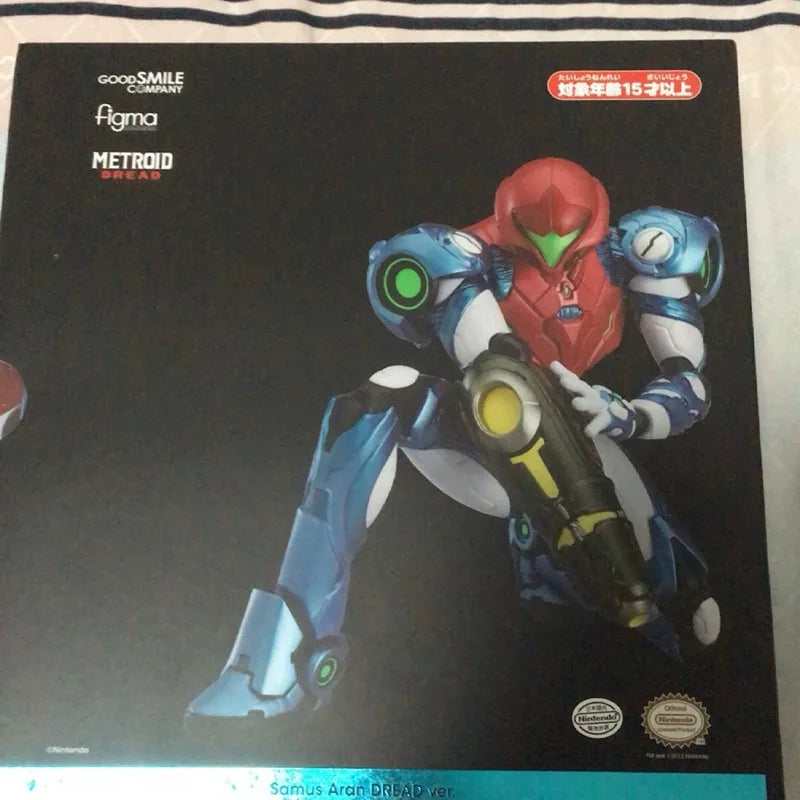 Original Max Factory Figma 600 Metroid Dread Samus Aran Action Figure Dread Ver. Game Nintendo Switch Assembly Boxed Mode Toys