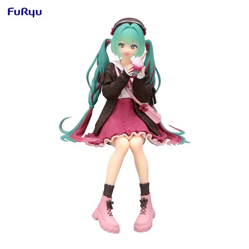 In Stock FuRyu SEGA TAiTO Hatsune Miku PVC Series Hatsune Miku Doll 14-18CM Anime Action Figures Model Collection Toy