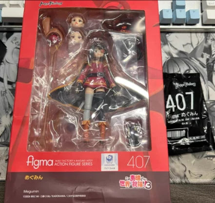 【SF】In Stock Original Max Factory Figma407 Kono Subarashii Sekai Ni Shukufuku O Megumin Figures Collection Anime Gift