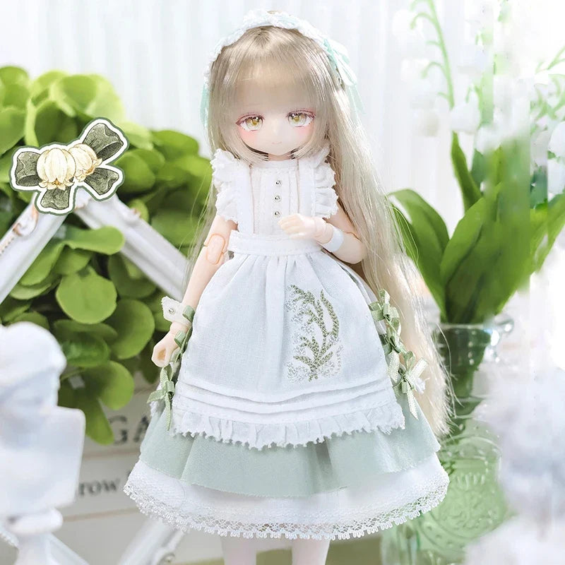 1/8 Mjd Movable Doll Girl Body Series 21cm Trendy Anime Figurines Collectable Girlheart Toys Ornaments Gift