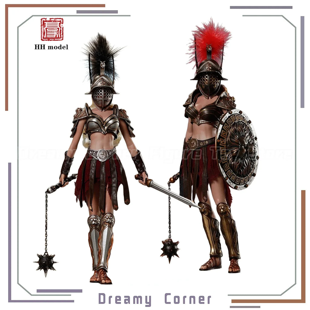【In Stock】HHMODEL HAOYUTOYS HH18014 HH18015 Imperial Legion Female Warrior Black Red 1/6 Action Figure Model Collection Ornament