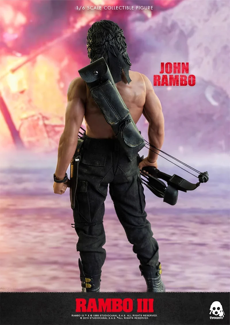 Original Threezer 3A 1/6 3Z0169 Rambo III Rambo John Rambo Action Figure Model Toys 12 inch collectible scene ornament gift
