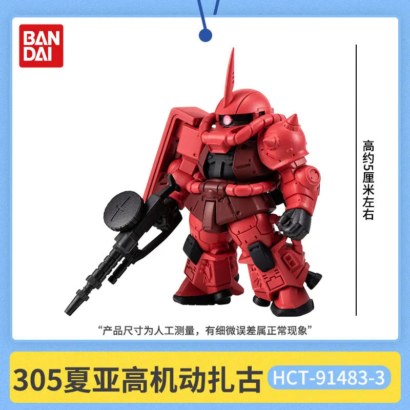 BANDAI EX CASHAPON GUNDAM GQuuuuuuX Zaku Action Figure Anime Figures Keepsake Ornament Holiday Gifts Model Toys