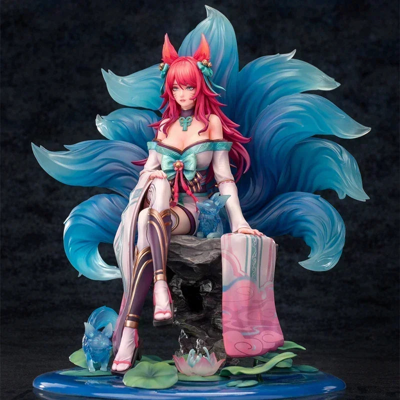In Stock Myethos Spirit Blossom Ahri Original Anime Figure Collectible Model Dolls Figurine Ornament Gifts Toy