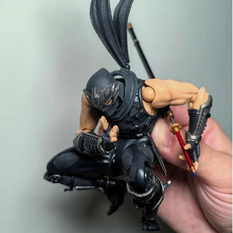 High Quality Ryu Hayabusa Kaiyodo Revoltech Amazing Yamaguchi Ninja Gaiden Anime Action Figure Model Doll Custom Festival Gifts
