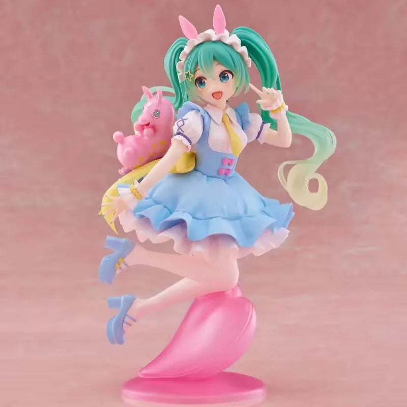 2026 Hot Original Genuine Model Hatsune Miku x Rody 17cm AMP Fairy Tale Figure Anime Figurine Collections Toys Gifts Wholesale
