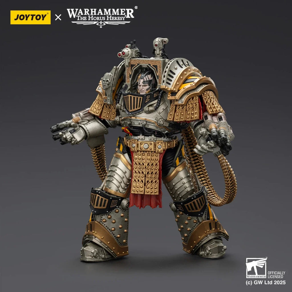 【Pre Sale】 JOYTOY 1/18 Action Figure Warhammer The Horus Heresy Iron Warriors Perturabo Primarch of The LVth Legion Toy