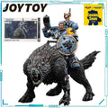 JOYTOY Genuine JOYTOY X Warhammer 40K Series Wolf Squad Space Wild Wolf Thunder Wolf Cavalry Game Character Model Movable Model