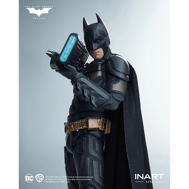 Original Inart 1/12 The Dark Knight Rises Batman Action Figure Hg M0001 Delux Standard Ver Anime Action Collection Figures Model