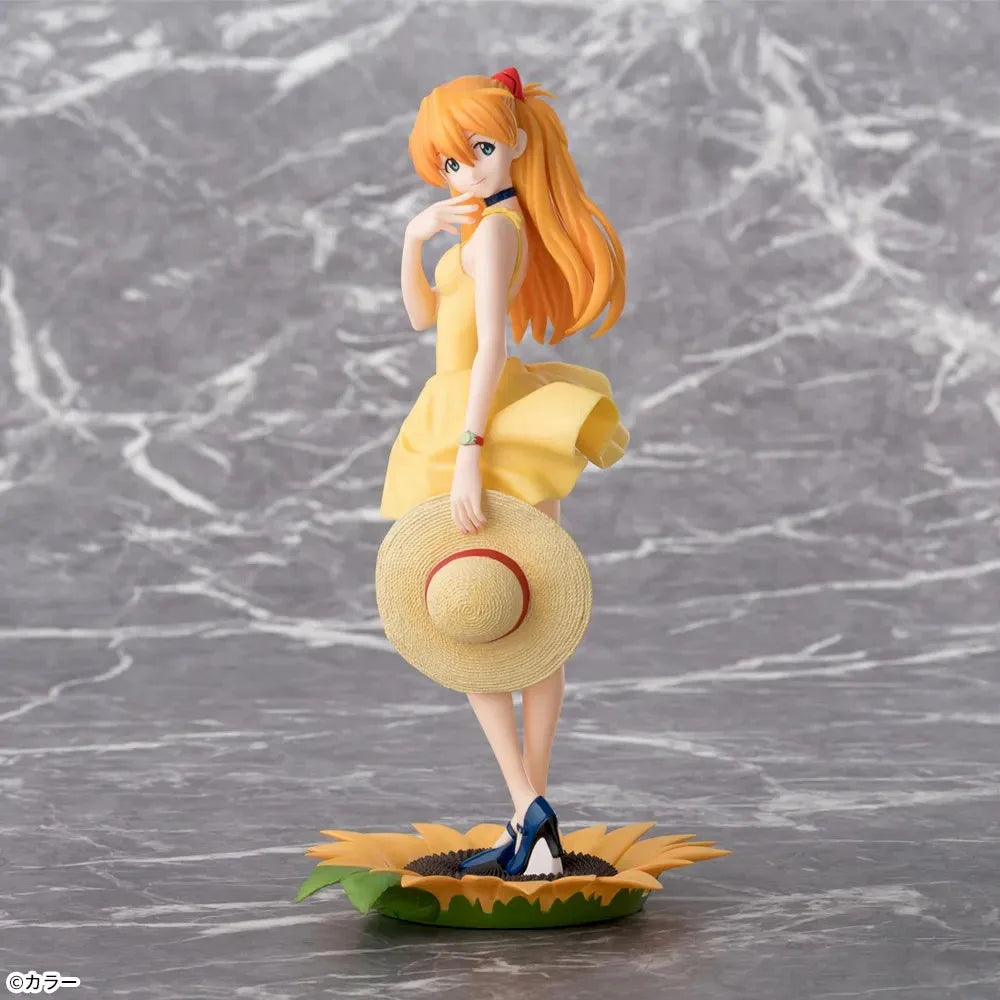 Judai Original SEGA Luminasta Eva Asuka Langley Summer Dress Ver.2 PVC Action Figure Model Toys