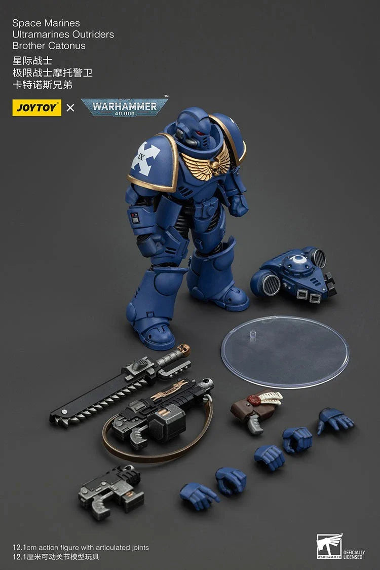 JOYTOY Warhammer 40000/40k Space Marines Ultramarines Outriders Bruder Catonus Actionfigur Puppe Dekoration Sammlung Modell