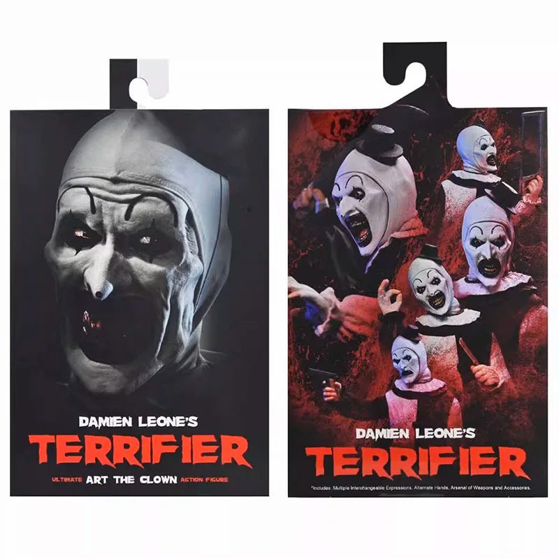 NECA 45251 Art The Clown Figure Damien Leone's Terrifier Figurine Anime Action Figuras Collectible Model Doll Ornament Original