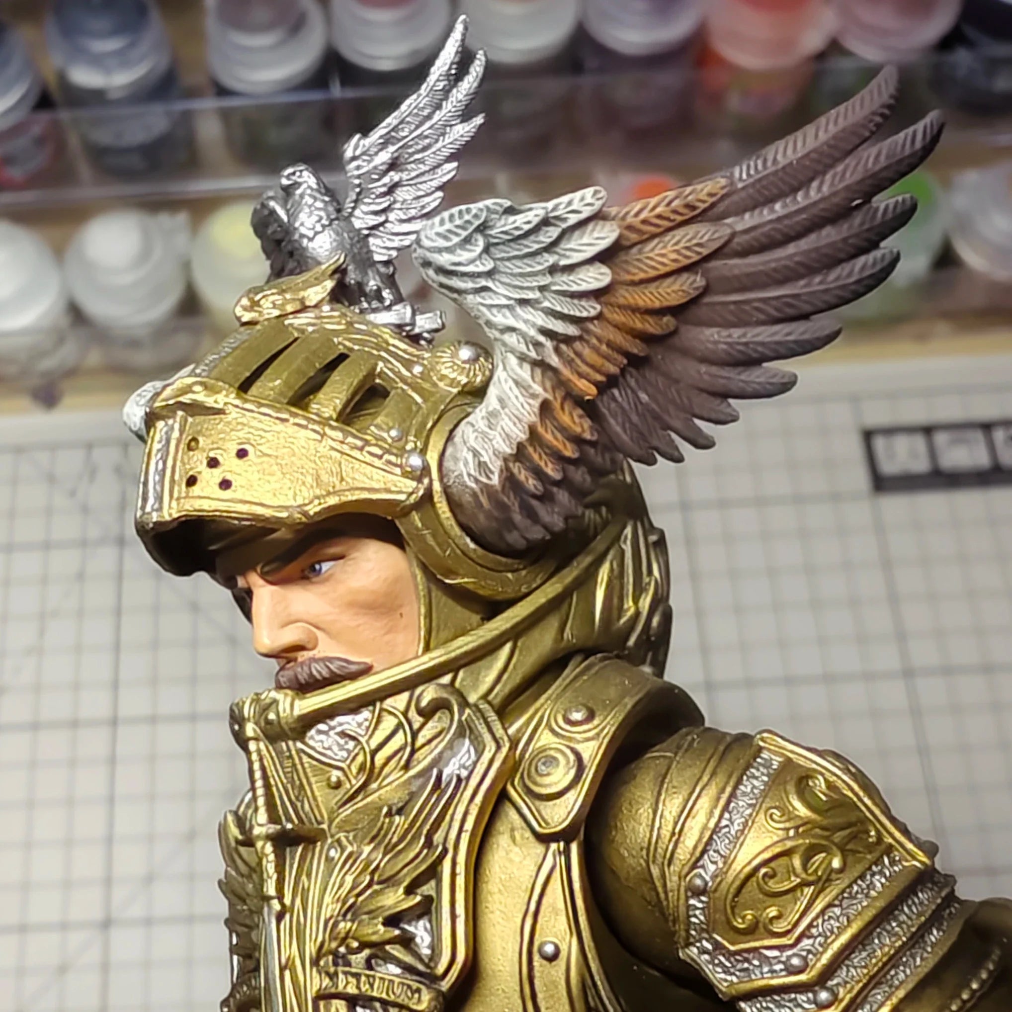 【No Figure】1/12 Scale Male Conversion Parts Four Knight Mythic Legions Knight Wing Ear Accessory Fit 6inch Kotobukiya Model