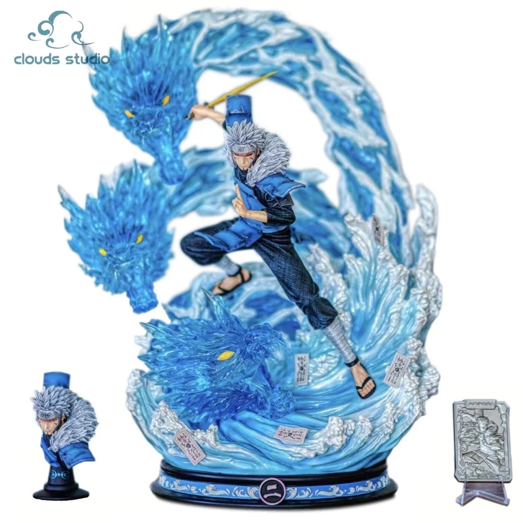 Original Clouds Studio EX Senju Tobirama 1/6 Statue Resin Naruto Shippuden Figurine Anime Model Figure Statue Collection Toy