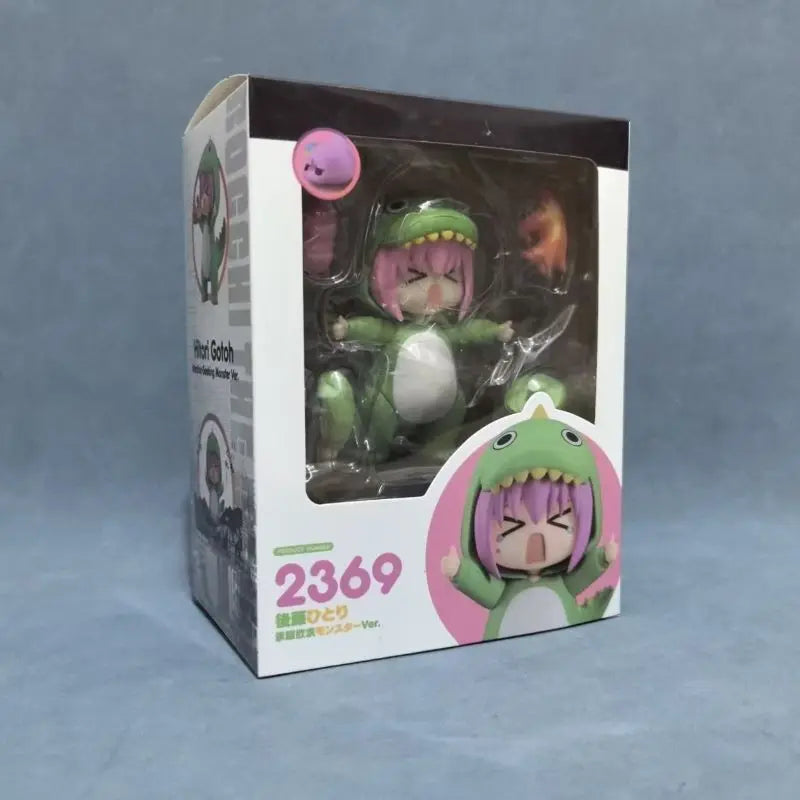 Q-version Girl Anime BOCCHI THE ROCK Gotoh Hitori Figurine Yamada Ryo Action Figures Cute Dinosaur PVC Collection Model Toy Gift