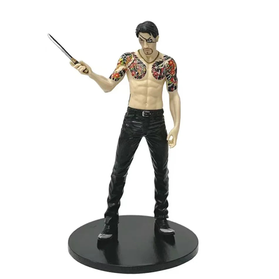 In-Stock 17cm Yakuza Series Goro Majima Anime Action Figure (PVC Material) - Collectible Model Toy, Halloween Gift