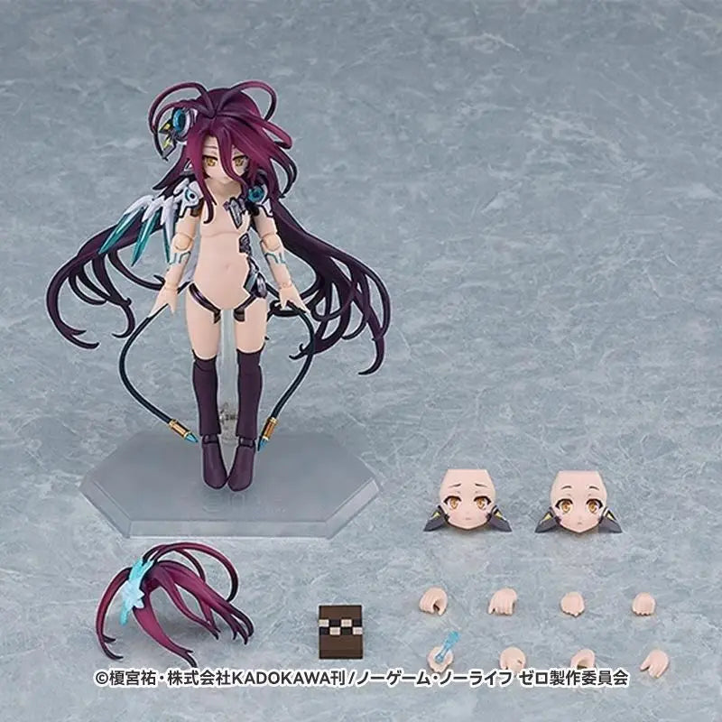 Domestic KO Max Fac Figma Game of Life Zero Hibidora Finied Moveable Collectible Figure Toy for Ages 4 And above