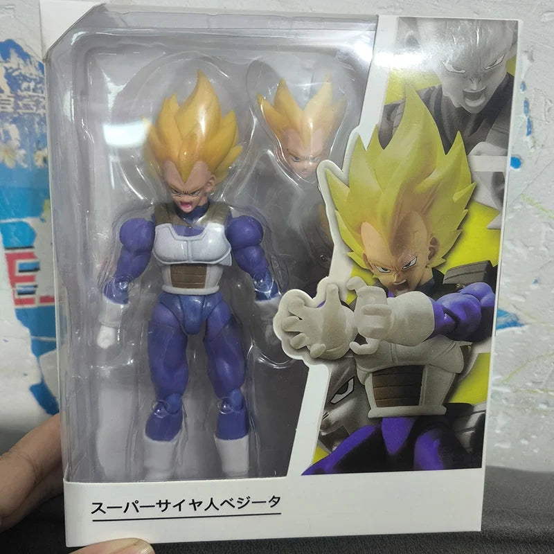 Bandai Dragon Ball Z S.H.Figuarts Super Saiyan Vegeta Action Figure DBZ Toys  Model Toys Gift Room Ornament
