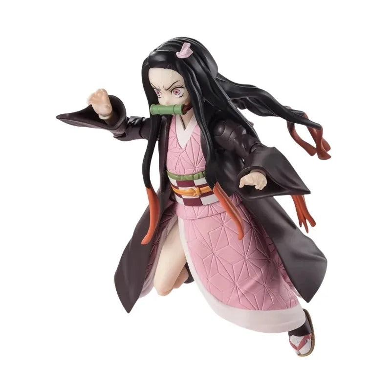 BANDAI Original in Stock SHF Demon Slayer Kamado Nezuko Model Toys Anime Cartoon Anime Action Figures Model Collectio Toy