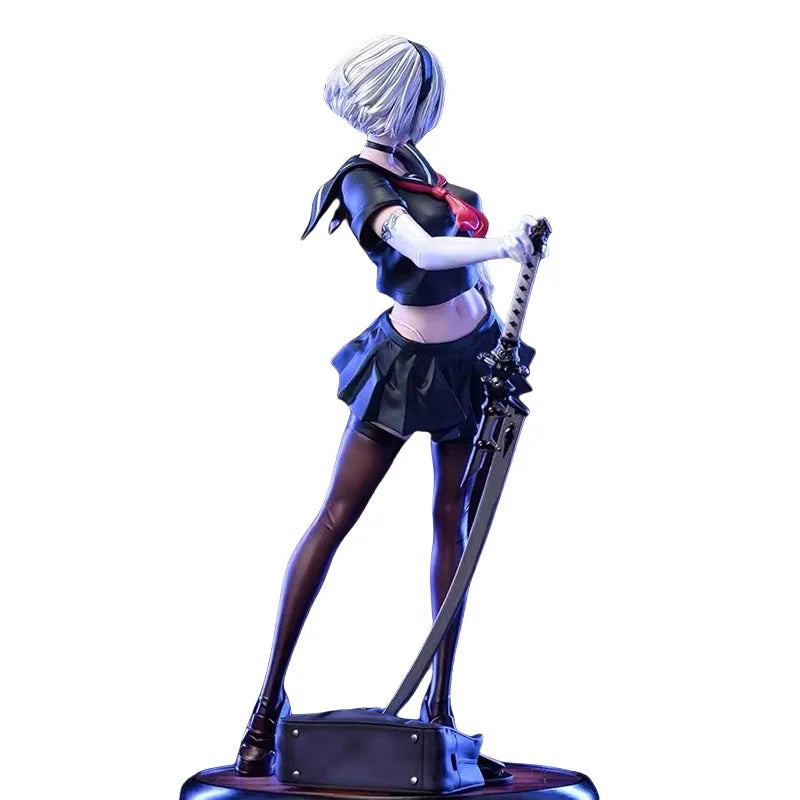 Nier:Automata Anime Figure Yorha No. 2type B Figures 2b Figurine Pvc Mechanical Life Forms Statue Doll Model Customized Toy Gift