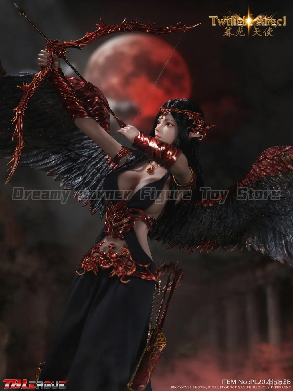 【Pre-sale】Original TBLeague PL2025-233B Twilight Angel Black 1/6 Action Figure Model Gift Ornament