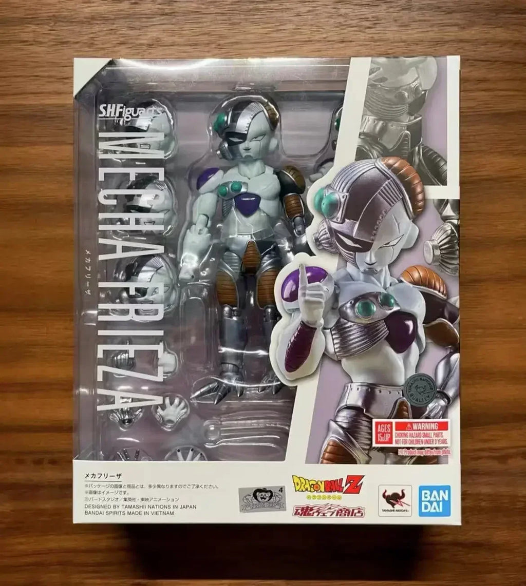100% Original Bandai SH Figuarts SHF Mecha Frieza Action Figures Anime Model Toys Figura Pvc Gifts Dragon Ball Freeza in Stock