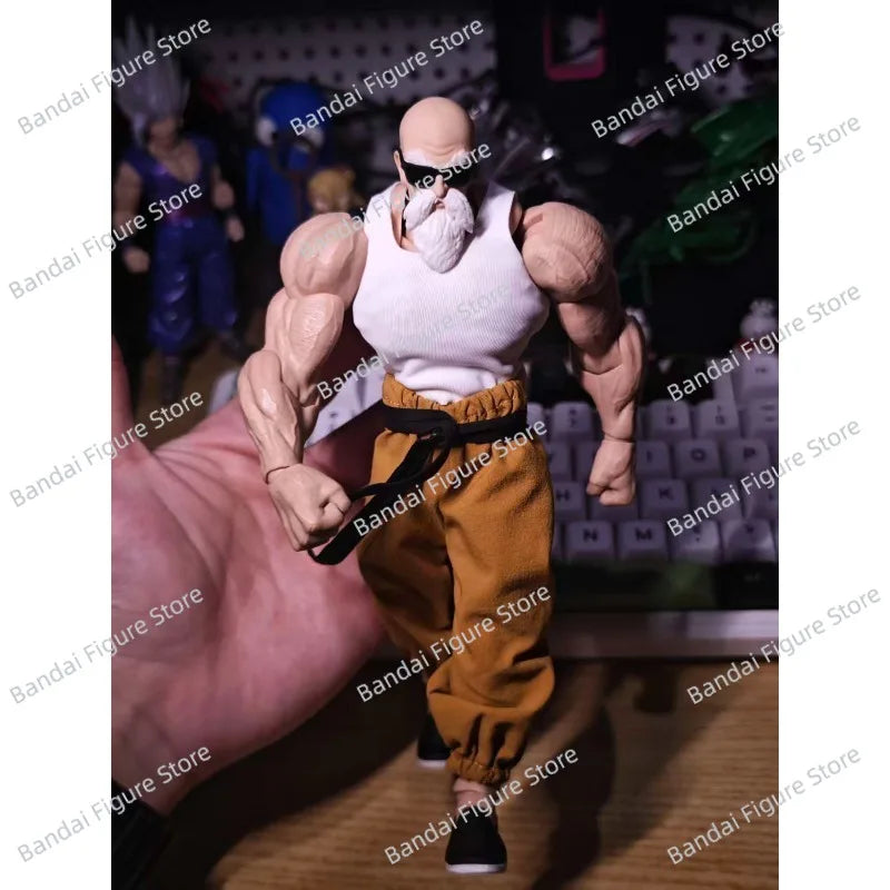 In Stock SHF Dragon Ball RTournament of Powe Kame Sennin Master Roshi Clothes Romankey Doll Anime Action Figure Collection Toy