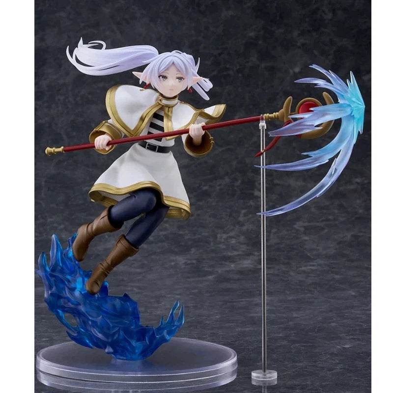Frieren: Beyond Journey'S End 21cm Frieren Anime Figure Model Statue Exquisite Desktop Ornament Collection Toys Surprise Gifts