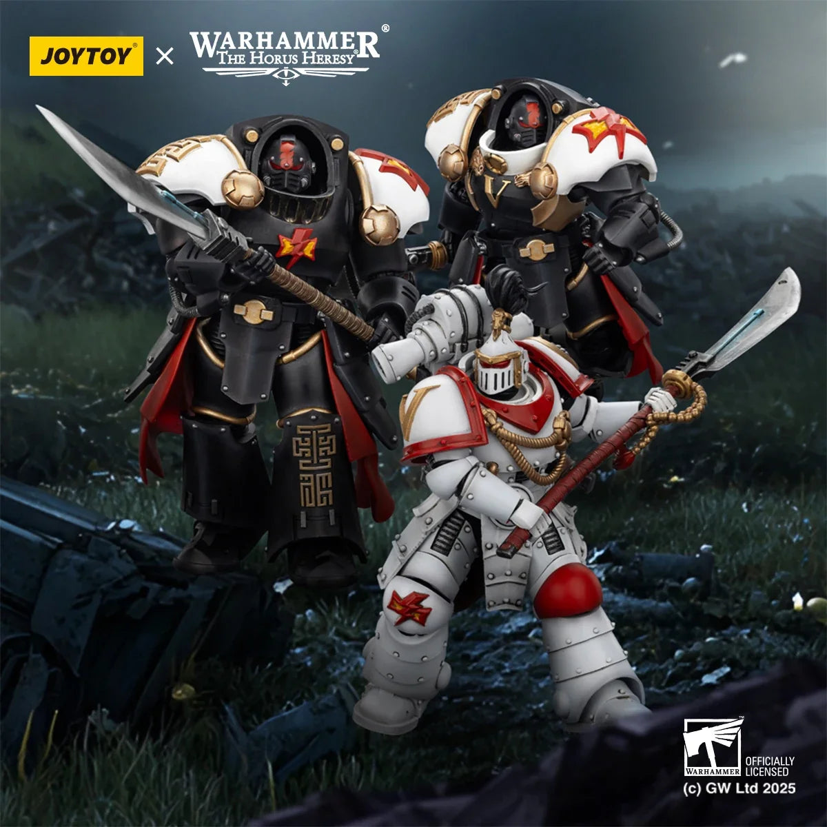 [Pre Order]JOYTOY 1/18 Action Figure Warhammer 40K White Scars Legion Praetor Ebon Keshig Terminator figures Toys
