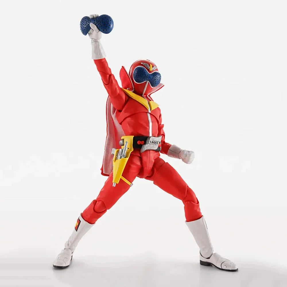 BANDAI S.H.Figuarts (SHINKOCCHOU SEIHOU) Akarenger Super Sentai 50th Anniversary Ver. (First press limited pedestal included)