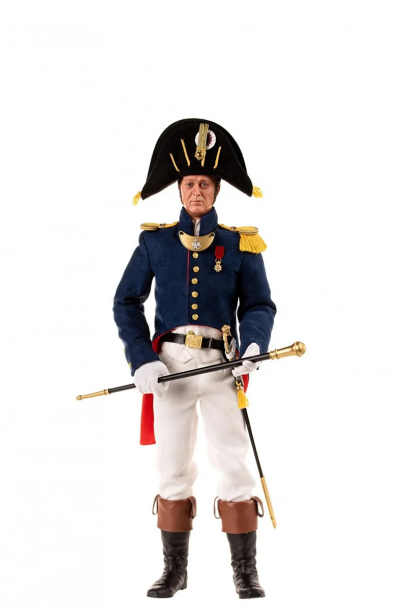 Brownart Ba-0007 1/6 Male Soldier Napoleonic Praetorian Guard Lieutenant Blue Uniform Soldiers Full Set 12'' Action Figure Body