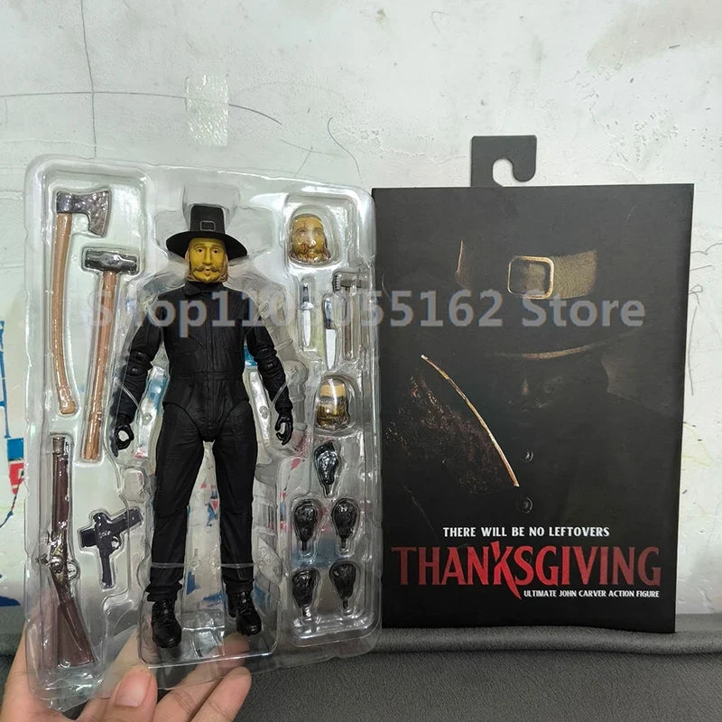 7-Zoll Original NECA Thanksgiving There Will Be No Leftovers Ultimate John Carver Actionfigur Anime Sammlermodell Geschenk