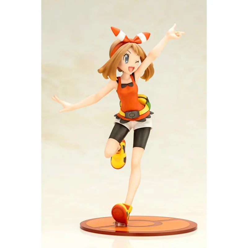 KOTOBUKIYA Original ARTFX J Pokemon Anime Figure May Mudkip Action Figure Toys for Kids Gift Collectible Model Ornaments