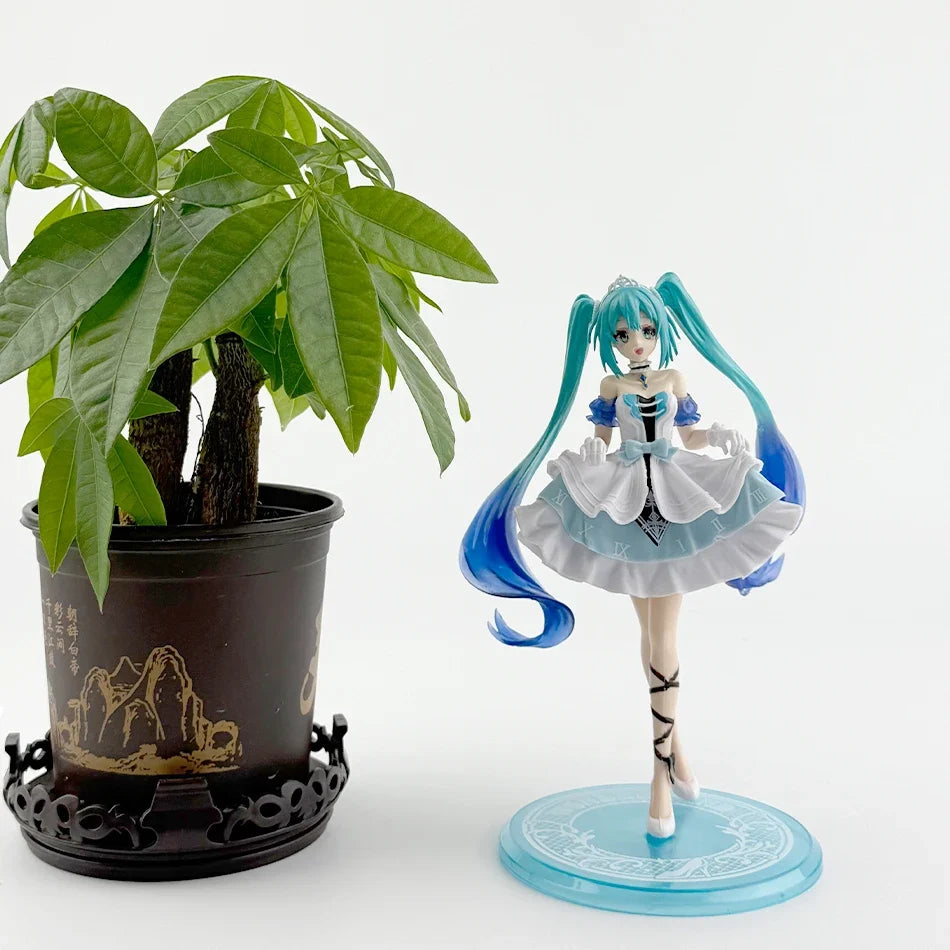 In Stock Hatsune Miku Anime Figure Fashion Subclture Miku Action Figure Christmas Gift PVC Collection Model Kawaii Girl Doll Toy