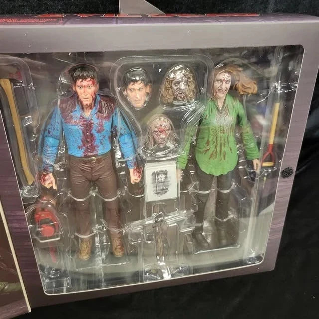 Neca 41979 The Evil Dead Ash Cheryl 2-Pack Action Figure Model Anime Collection Model Toy Doll Statue Gift In Stock