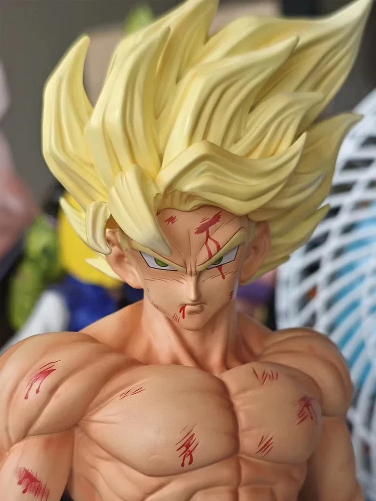 29cm Dragon Ball Z Jt Statue Son Goku Figure Super Saiyan Goku Action Figures Desktop Ornamen Collection Mode Toys Gifts