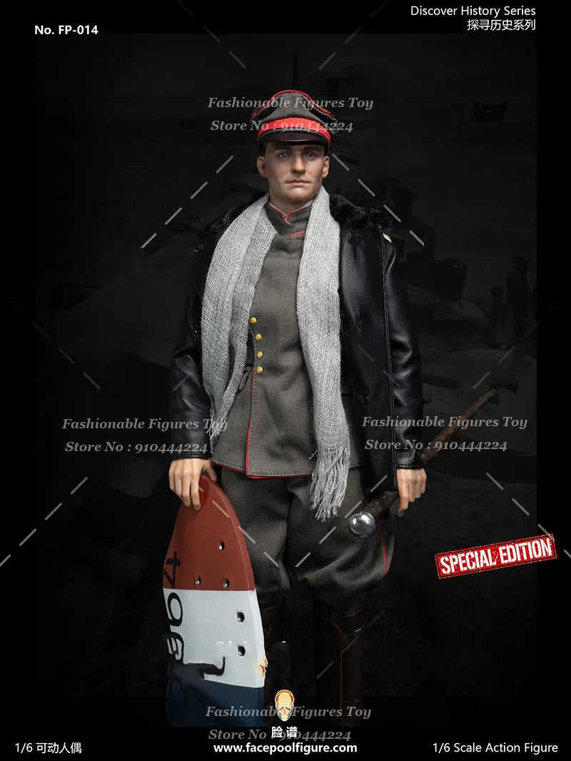 Facepoolfigure FP0014 1/6 Men Soldier Ace Military War Pilot Full Set 12Inch Action Figure Model Toys Military War Collection