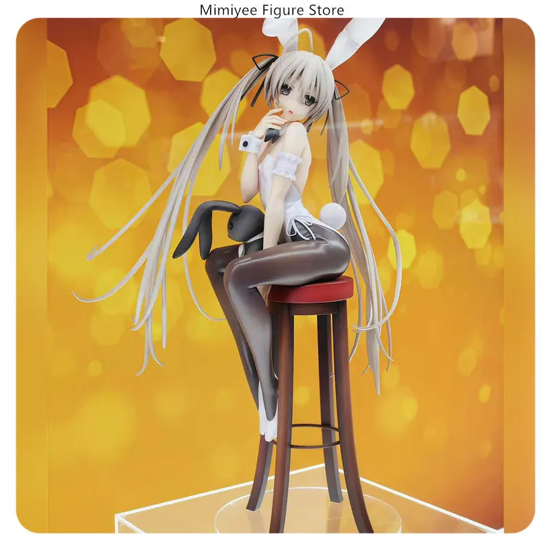 Yosuga no Sora Kasugano Sora Sitting on Chair 16.5cm Anime Figure Statue Desktop Decoration Gift