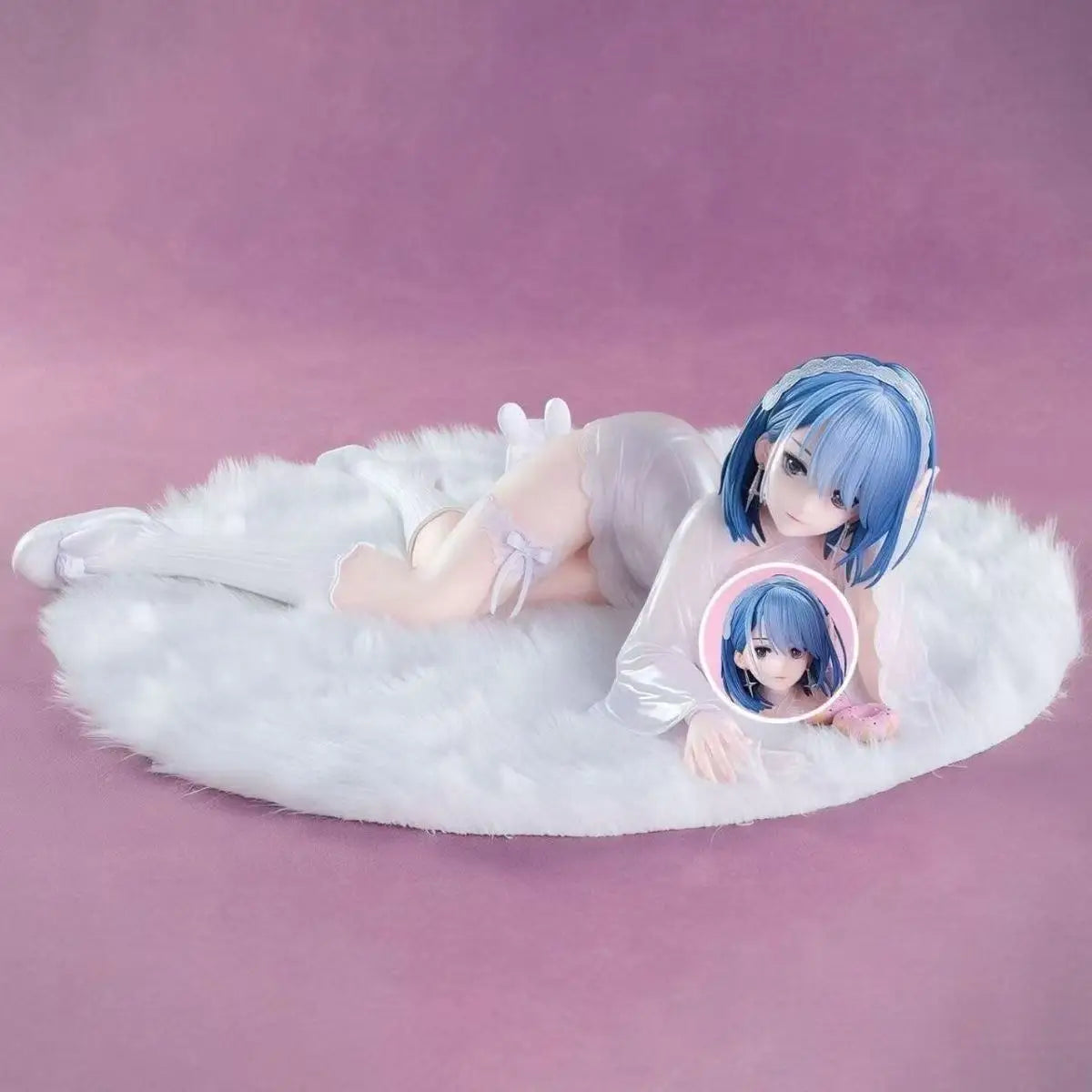 Azur Lane White Cavalry Holidays, Domestic Figures, Tabletop Car Ornaments Mime Animation Figure Statue Sculpture Toys