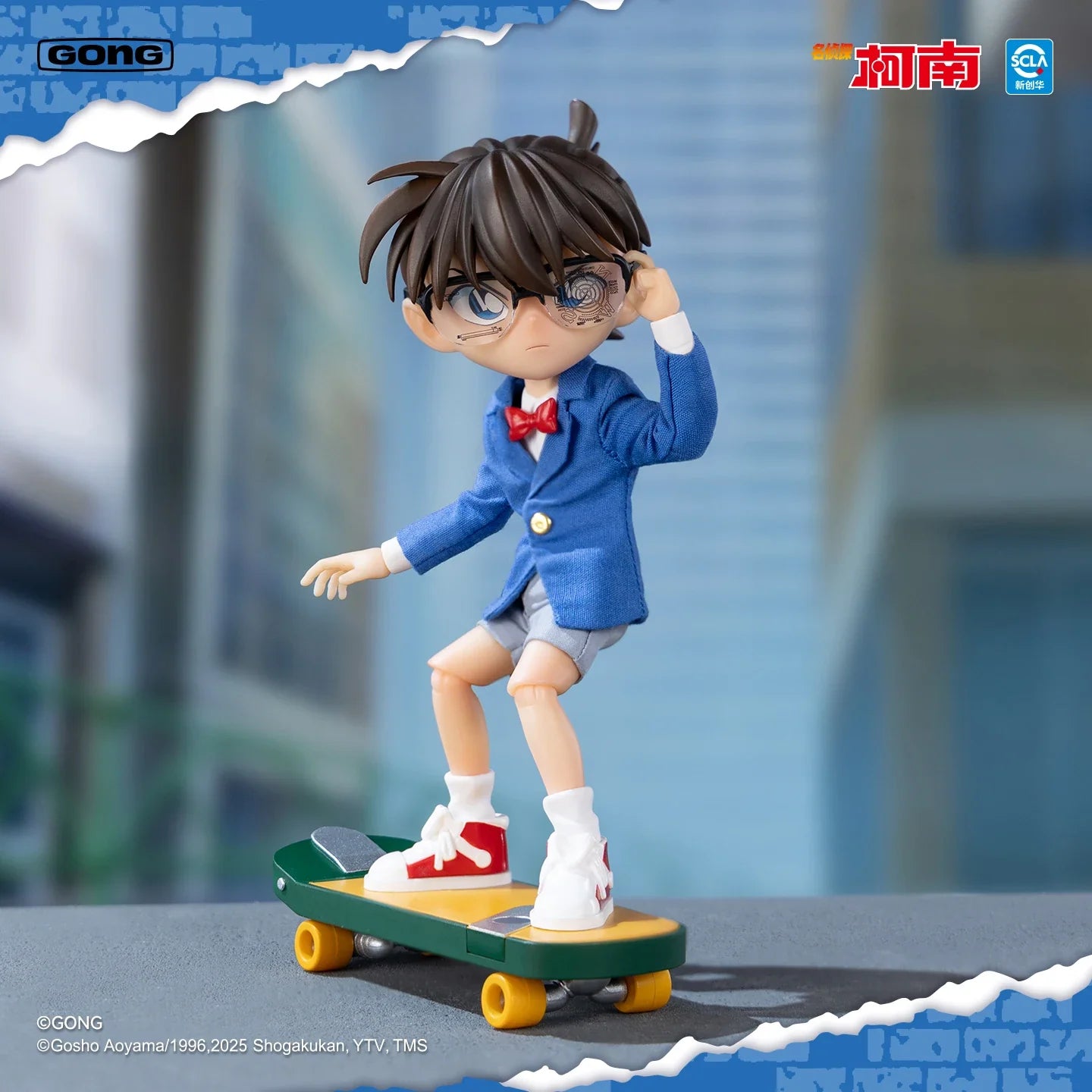 GONG Detective Conan 1/8 Conan Edogawa Rachel Moore Action Figures Common People Doll Joint Movable Collection Anime Toys Gift