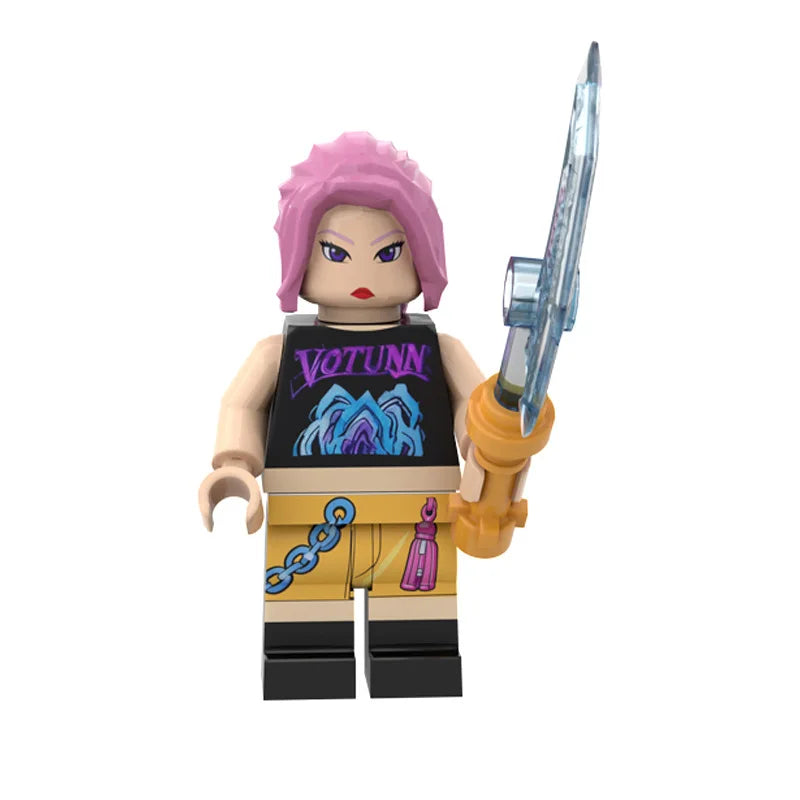 New Kpop Demon Hunters Boys And Girls Group Action Figure Doll Model for Children's Parties Gatherings Educational Toys